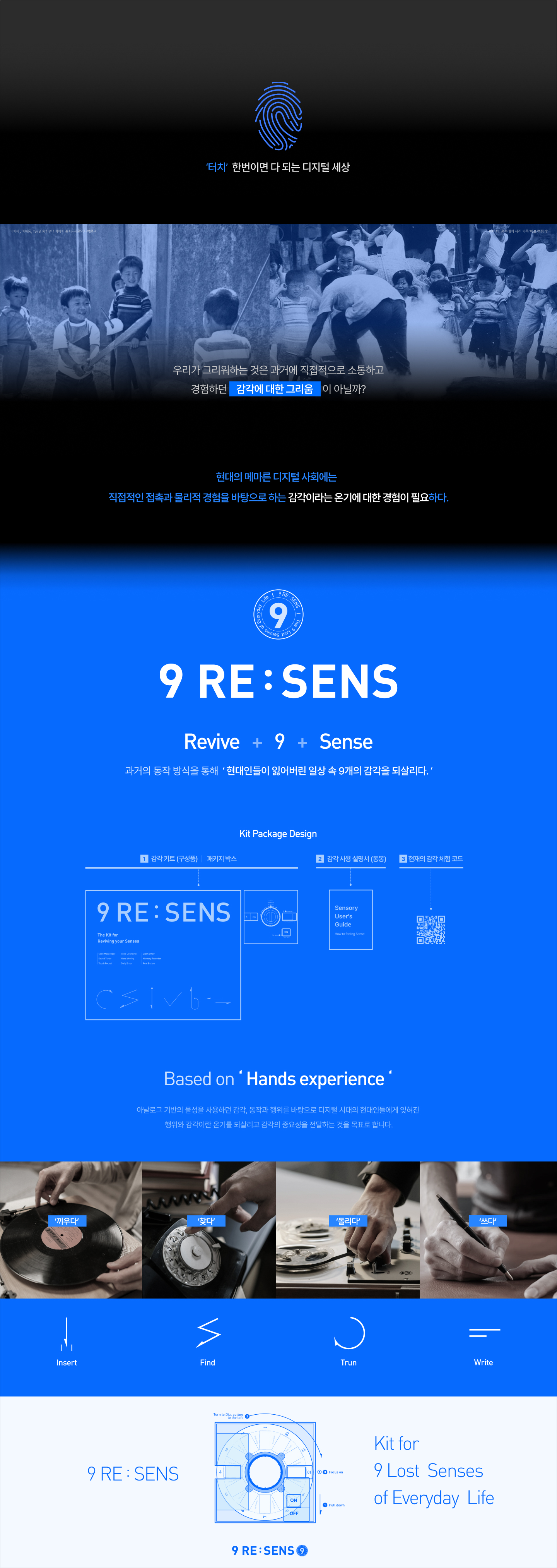 9 RE:SENSES : 메마른 디지털 사회의 현대인들을 위한 감각 재생 키트 상세 이미지 1